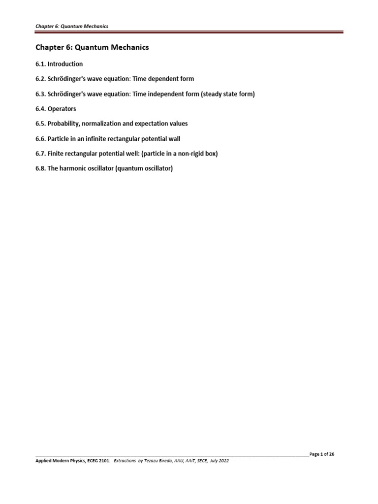 Understanding Quantum Mechanics Concepts | PDF | Quantum Mechanics ...