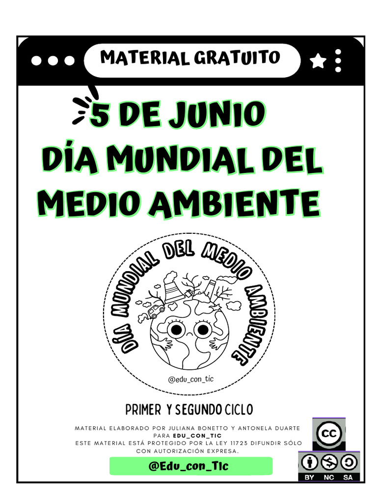 5 de Junio Día Mundial Del Medio Ambiente | PDF | Ciencias de la Tierra