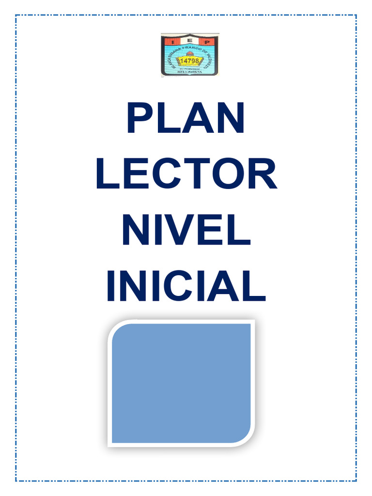 Plan Lector 2024 Nivel Incial Mili Pdf Educación Primaria