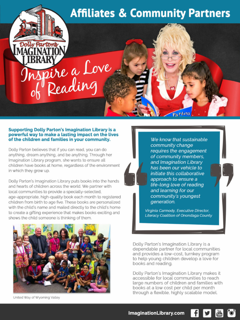 Dolly Parton Imagination Library Booklet | PDF
