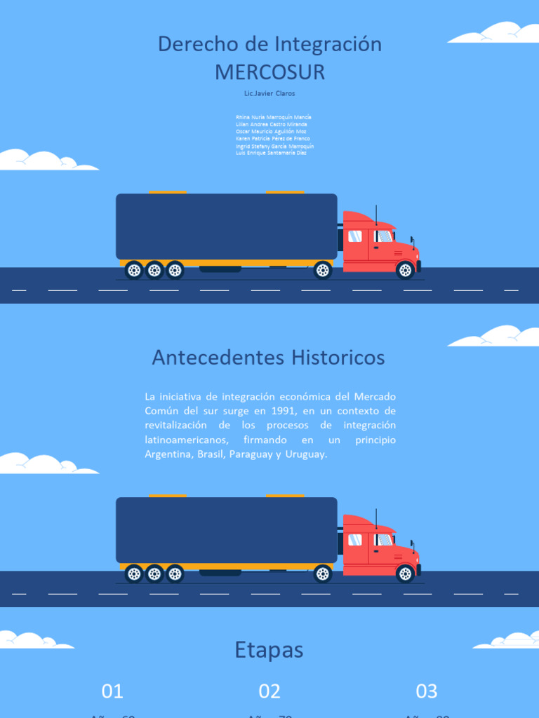 Historia y Marco Jurídico del MERCOSUR | PDF | Economias | Comercio