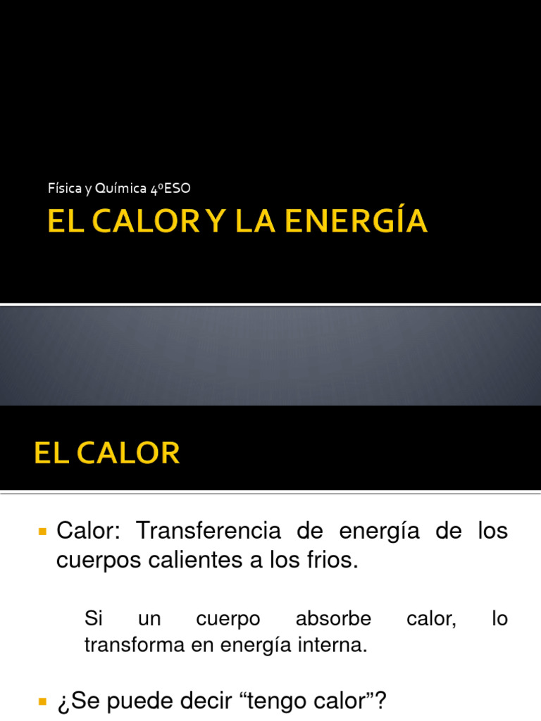 2. ENERGÍA Y CALOR | PDF | Fahrenheit | Temperatura