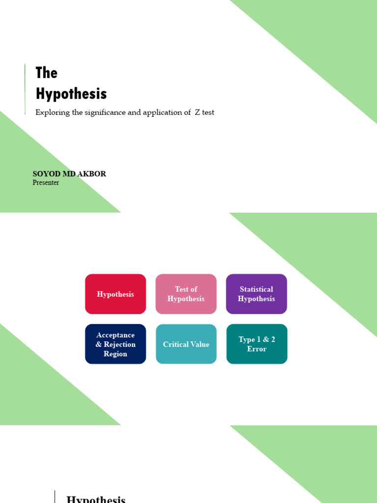 Statistics PPTX (Final) - White V | PDF | Statistical Hypothesis ...