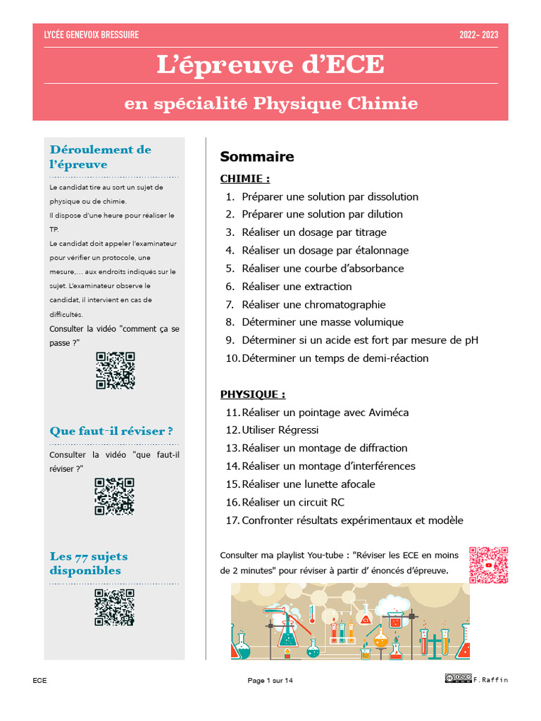 Techniques de TP en PhysiqueChimie ECE PDF Titrage Chimie — free download