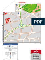 Bruxelles - Plan STIB 2011 - Quartier Gribaumont