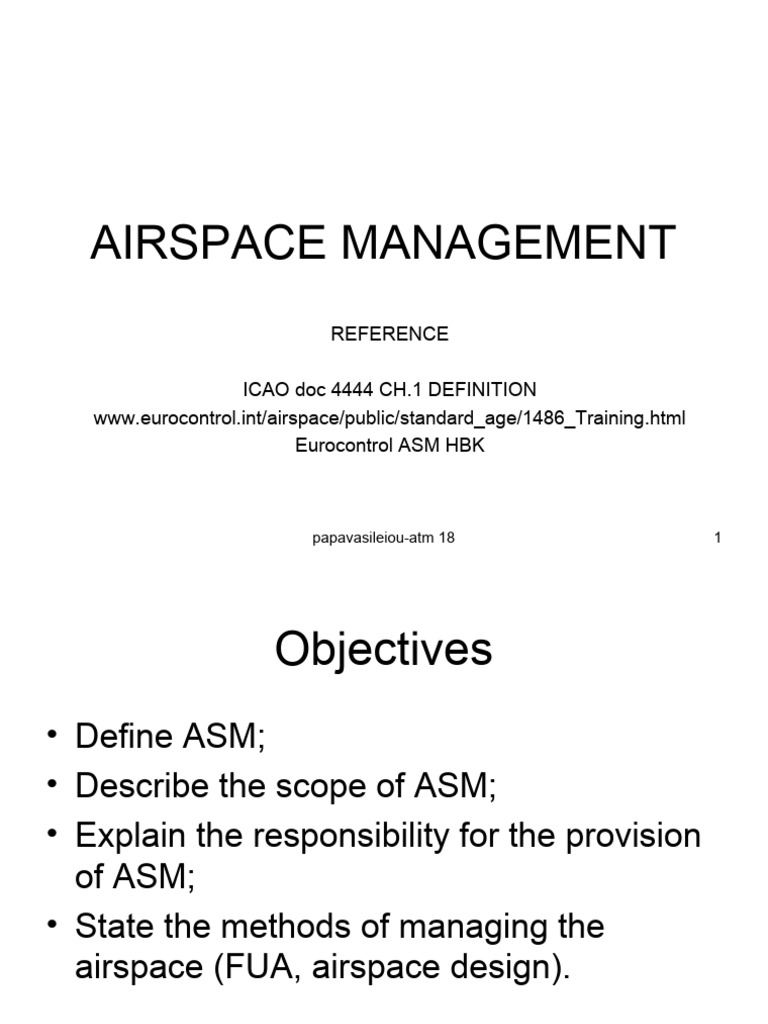 Airspace Management Overview | PDF | Air Traffic Control | Aviation