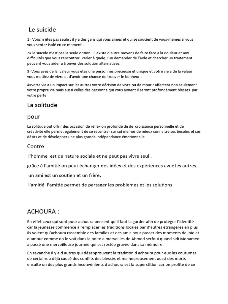 Réflexions sur la vie et les relations humaines | PDF | Solitude | Dieu