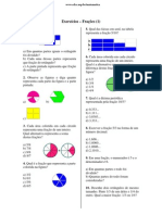 Frações exercícios