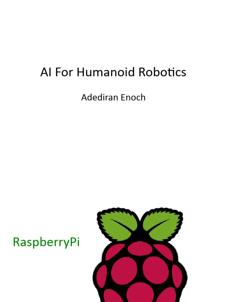Raspberry Pi for Robotics Projects | PDF | Raspberry Pi | Computer Hardware