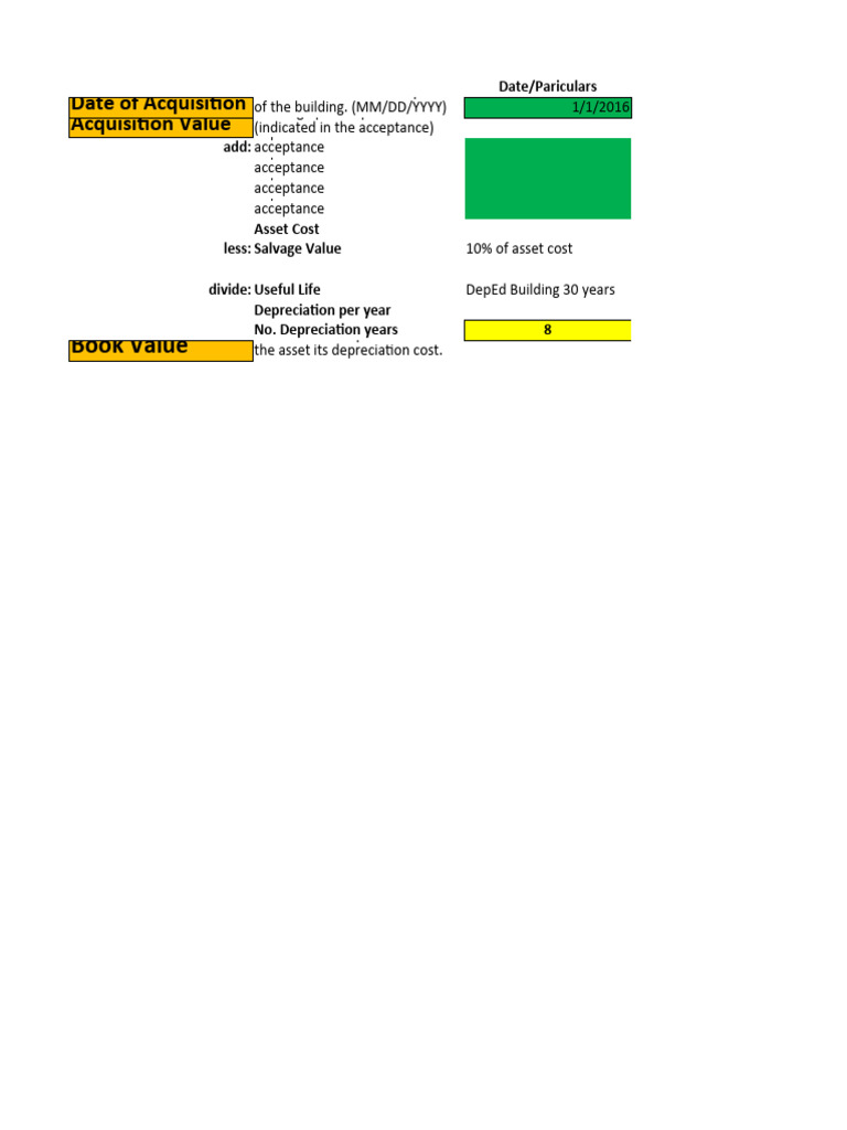 Book Value and Depreciation Guide | PDF | Depreciation | Book Value