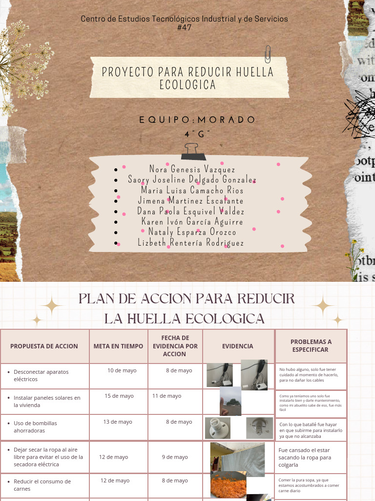 Proyecto para Reducir La Huella Ecológica | PDF | Agua