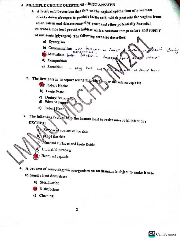 Bacteriology Test One PDF