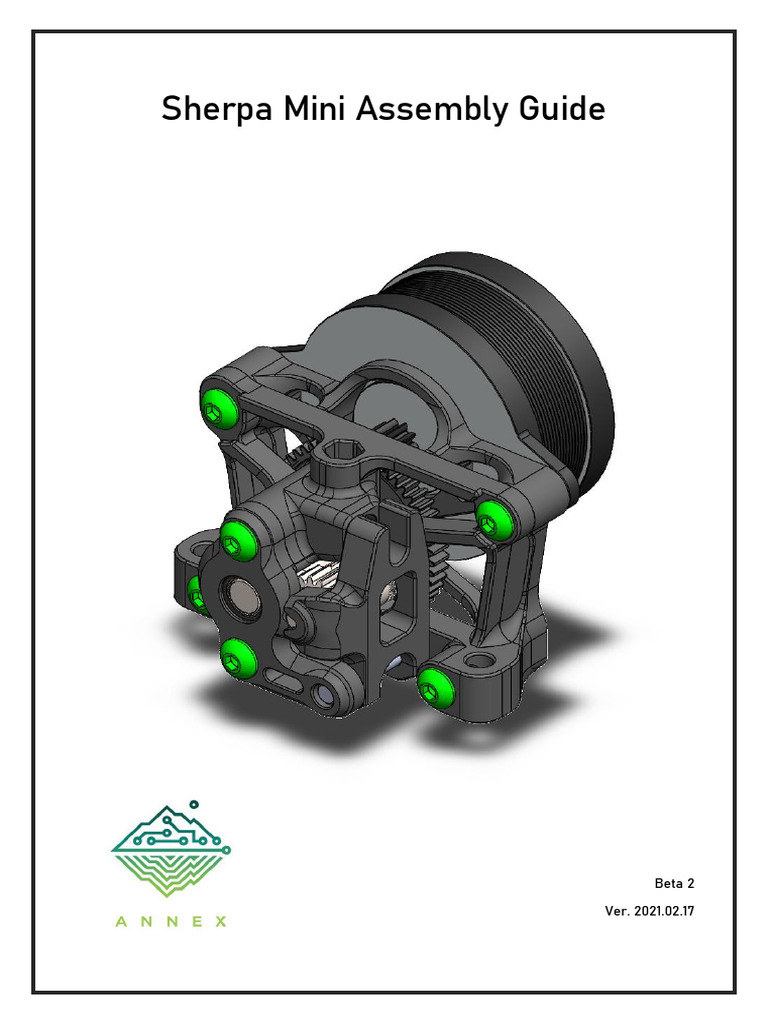 Sherpa Mini Assembly Instructions | PDF