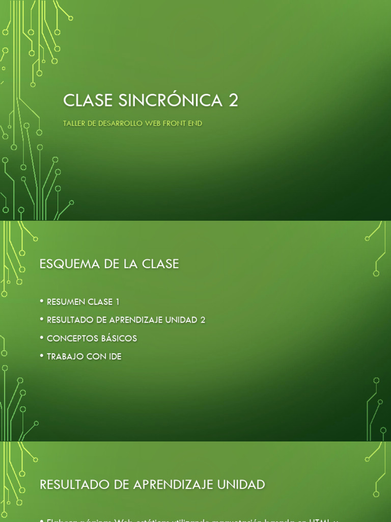 Taller Programacion Web - Front End 2 | PDF | HTML | Desarrollo web