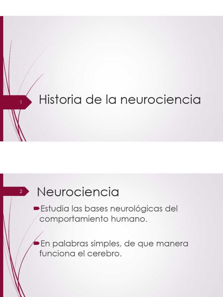 Evolución de la Neurociencia: Historia y Pioneros | PDF | Cerebro ...