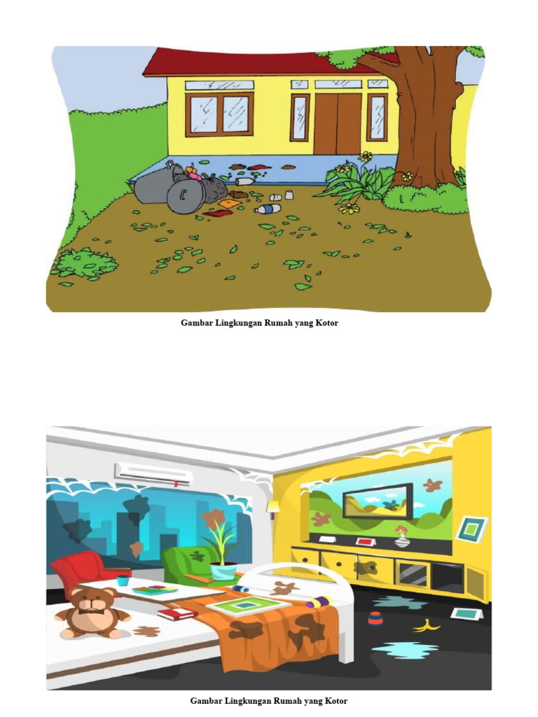 Gambar Lingkungan Rumah yang Bersih dan Kotor PDF