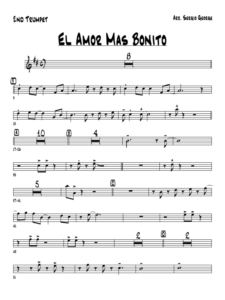 el-amor-mas-bonito-2nd-trumpet-pdf