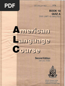 Book 10 Quiz A