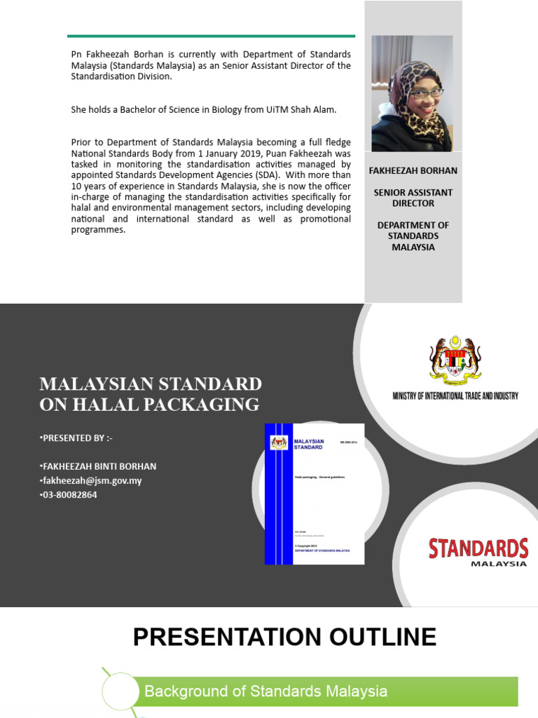 Halal Packaging Standards Overview | PDF | Packaging And Labeling ...
