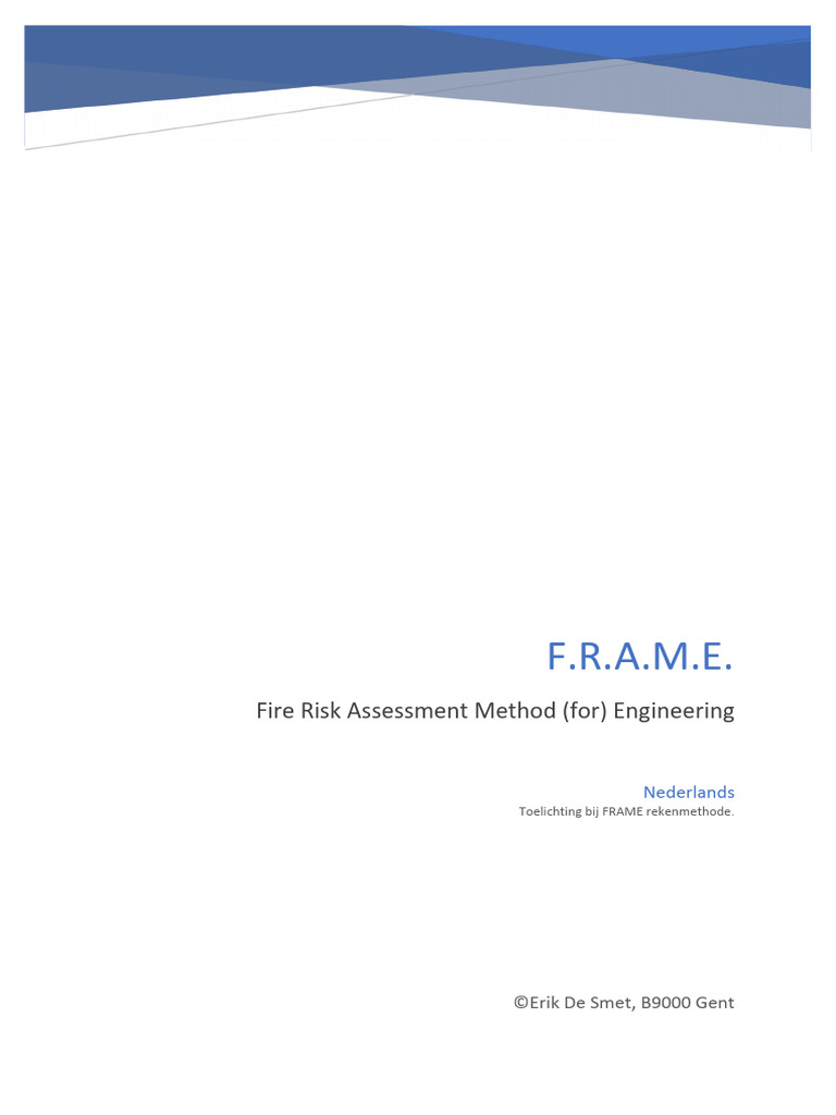 Fire Risk Assessment Method (For) Engineering Part 2 | PDF