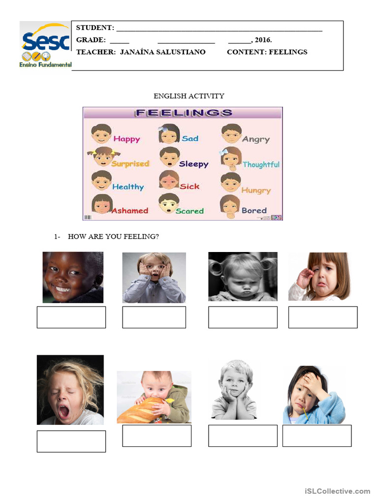 Feelings 2 | PDF | Foreign Language Studies | Self-Improvement