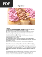 Apostila de Cupcakes Com Fotos e Receitas Dosite Bem Feitinho