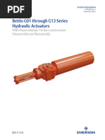 Bettis G Series Actuator Manual | PDF | Valve | Manufactured Goods