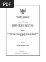 Download Risalah Sidang Putusan Perkara No 114115116PHPUD-IX2011 Tgl 22 Nov 2011 by cahPamulang SN73871047 doc pdf