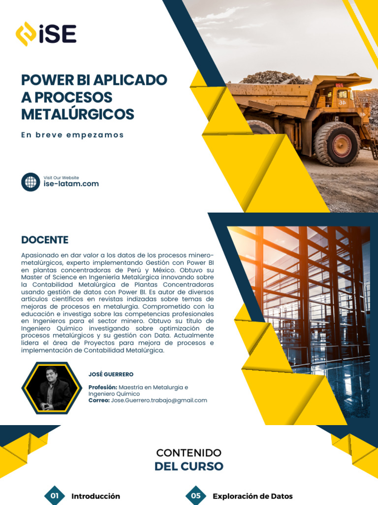 Power BI en Procesos Metalúrgicos | PDF | Bases de datos | Archivo de ...