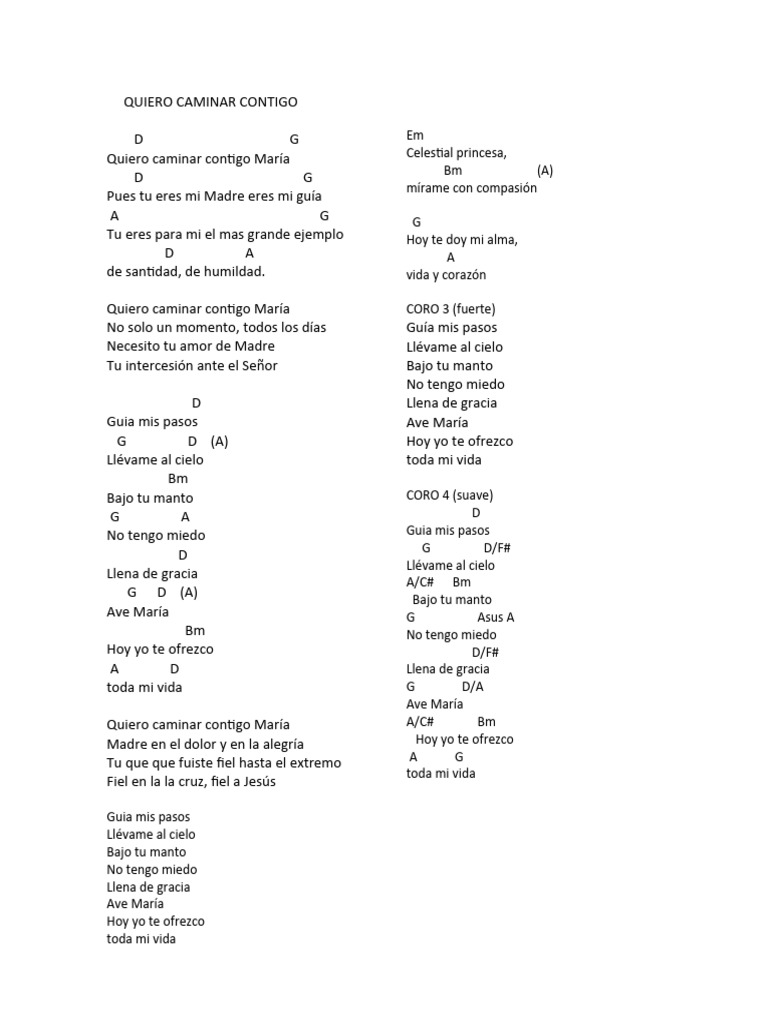 Cantos a la Virgen María | PDF | María, madre de Jesús