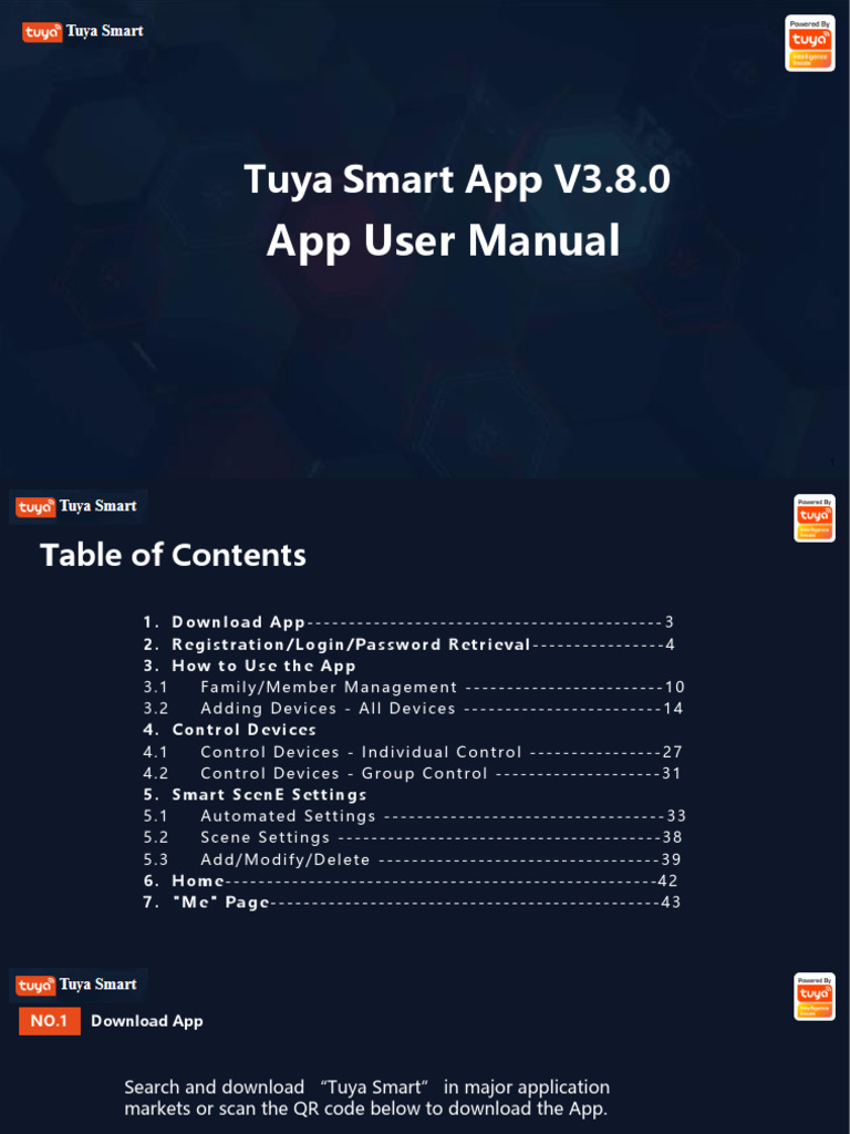 Tuya Smart App User Guide | PDF | Login | Password