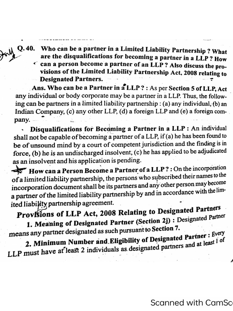 LLP Notes Ws 3 | PDF