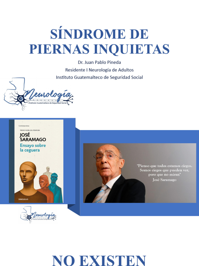 Síndrome de Piernas Inquietas: Análisis y Tratamiento | PDF | Medicina ...
