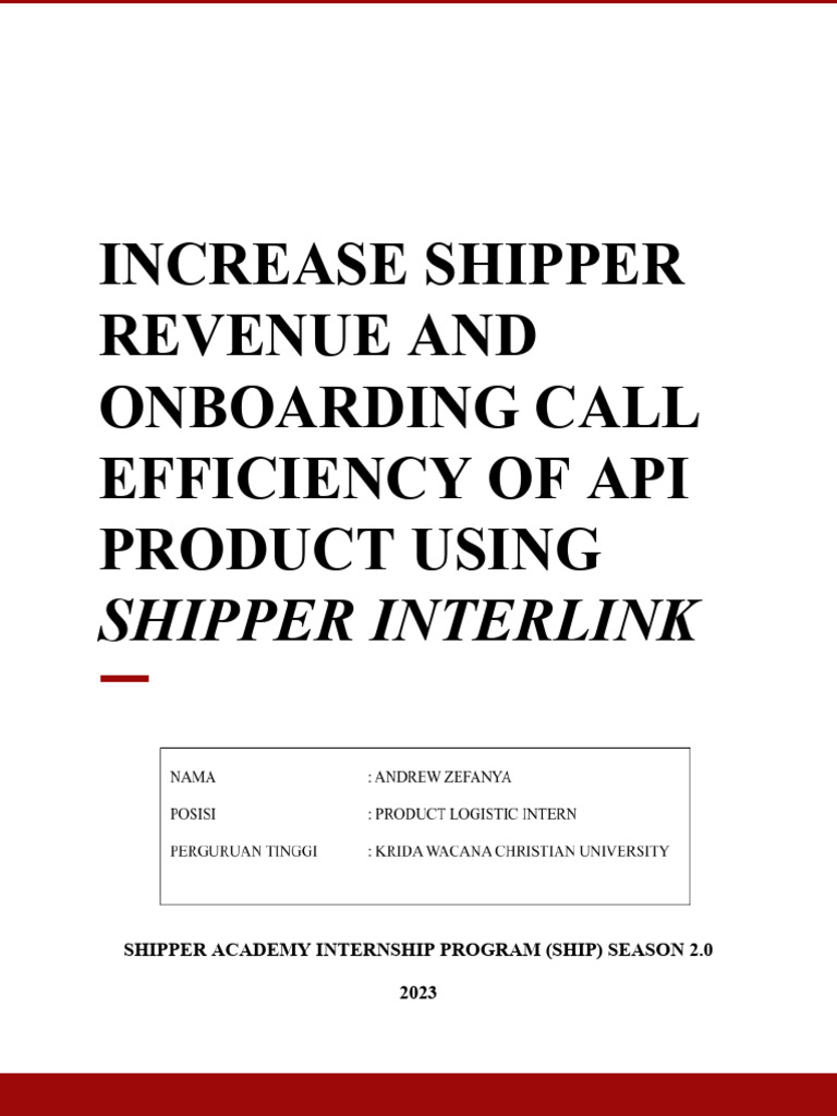 Meningkatkan Pendapatan Shipper API | PDF | Bisnis