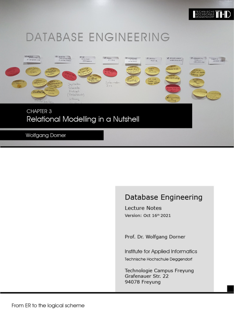 Relational Modelling Overview in Databases | PDF | Relational Database ...