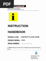 Zoomlion HG 32 Manual MS