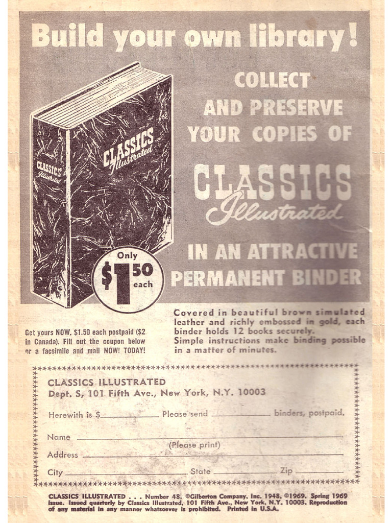 Classics Illustrated 048 | PDF