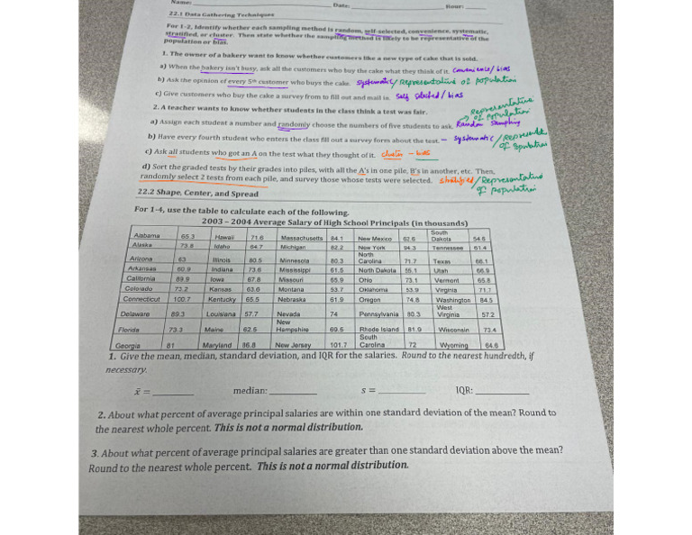 10 May - Statistics - Sheet 1 | PDF