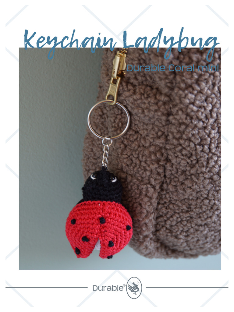 Pattern Durable Keychain Ladybug Us | PDF | Crochet | Crafts