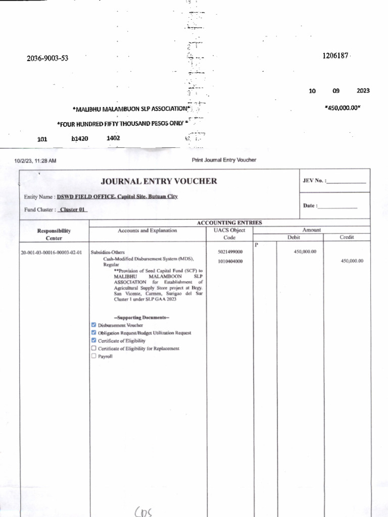 Carmen, San Vicente Malibhu Malamboon Slpa (Establishment of