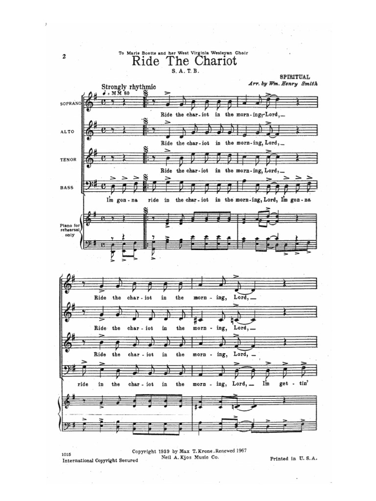 Ride The Chariot | PDF