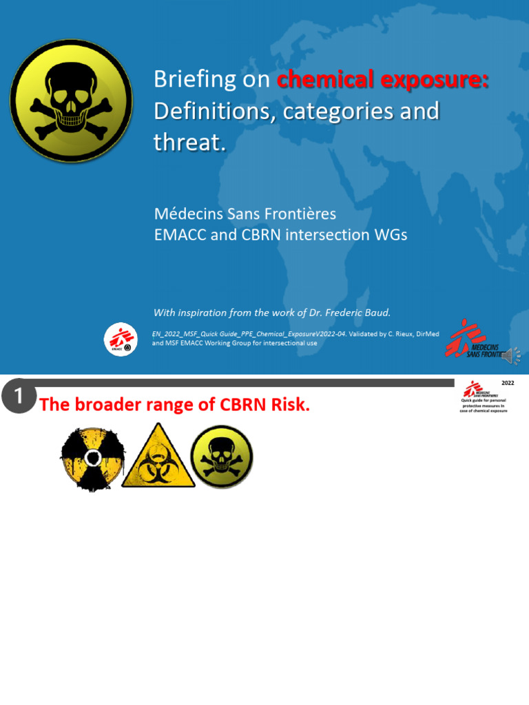 Chemical Exposure: PPE Quick Guide | PDF | Chemical Warfare