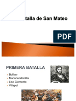 La Batalla de San Mateo