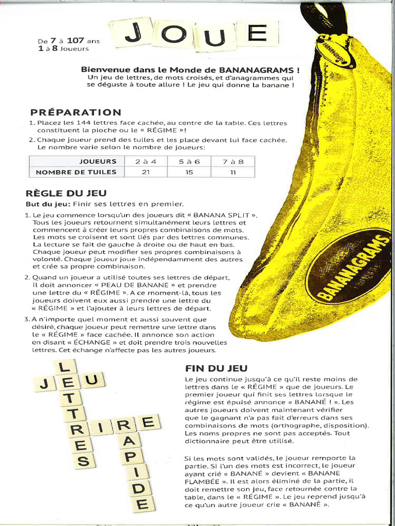 Blog dedicato ai Giochi da Tavolo Recensione – Bananagrams