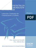 Apuntes Didácticos para La Elaboración de Una Tesis