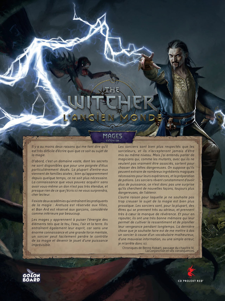 Exploration de la magie dans The Witcher | PDF