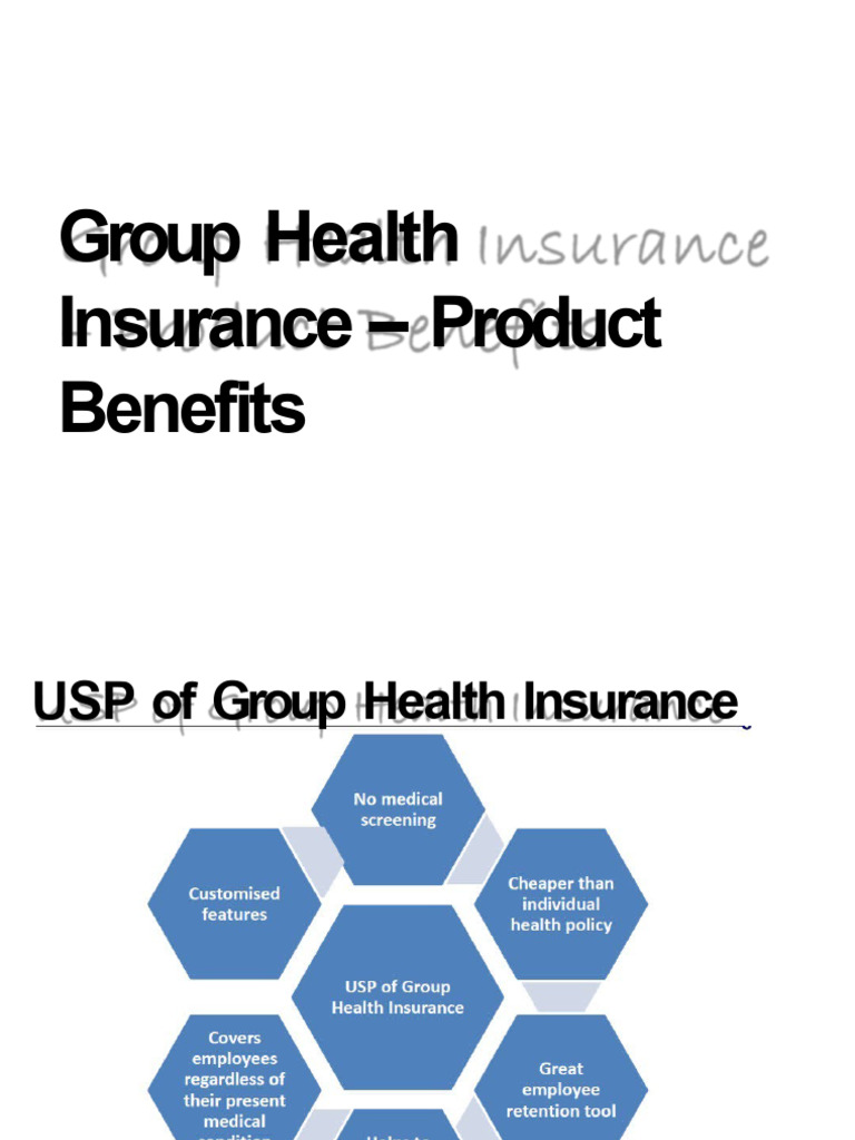Group health insurance product benefits pdf insurance social