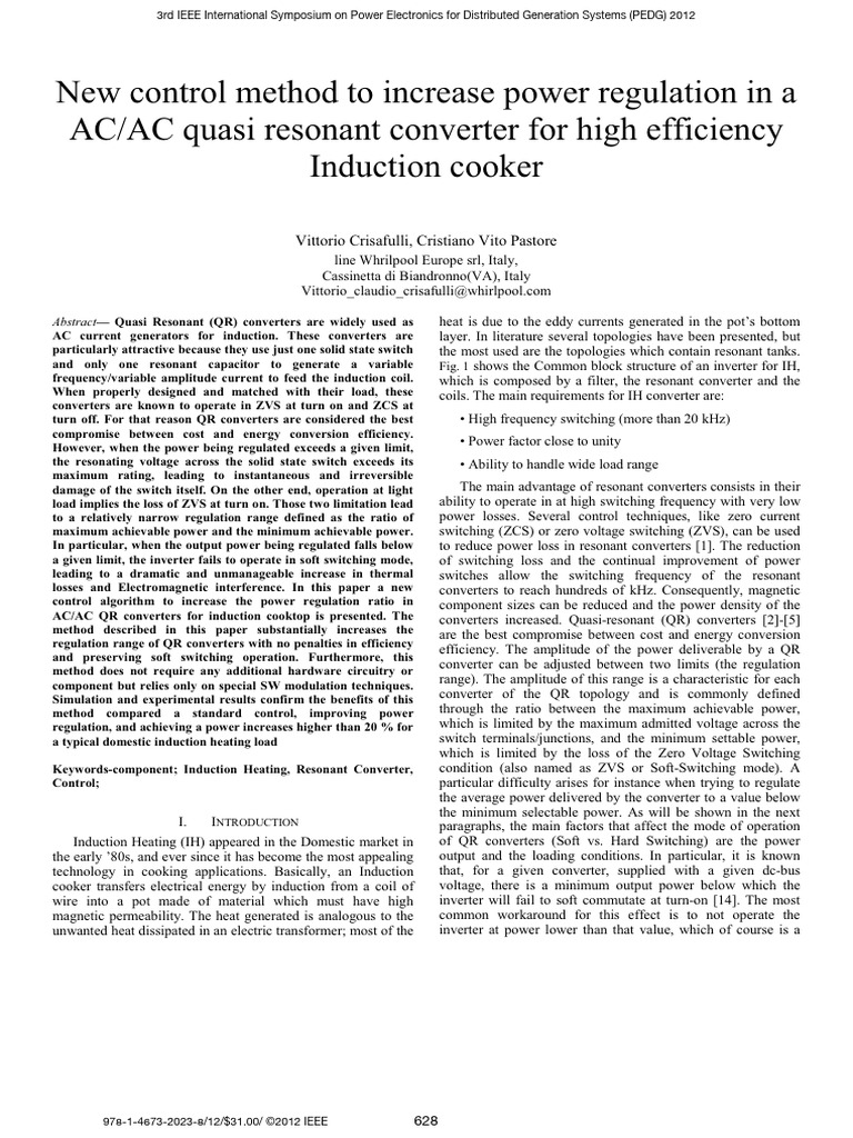 New Control Method To Increase Power Regulation in A | PDF | Power ...