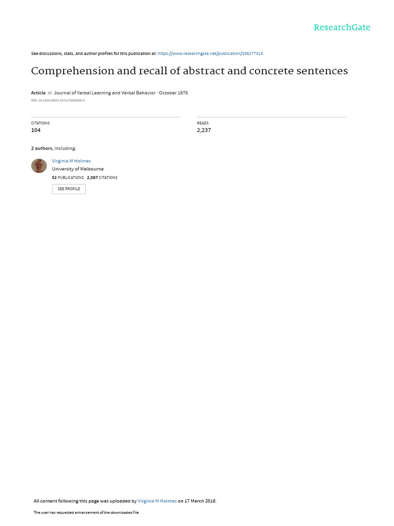 comprehension-and-recall-of-abstract-and-concrete-sentences-pdf