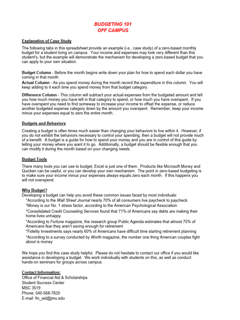 Zero based budget template 05 pdf expense budget